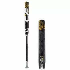 2022 DeMarini CF -10 Fastpitch Softball Bat: WTDXCFP22 Black, Gold, Grey