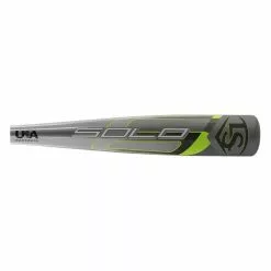 Louisville Slugger Solo -11 USA Baseball Bat: WTLUBS6B1120 Green, Grey -BaseBallBat Sales Shop bdc3 07 19 31784 2 l