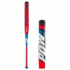 2022 Easton Comic POW Fire Flex 12.75" Loaded USSSA 240 Slow Pitch Softball Bat: SP22POWL Blue, Red