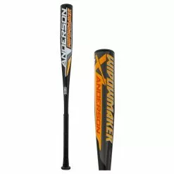 2022 Anderson Widowmaker BBCOR Baseball Bat: ABWM22 Black, Orange, White