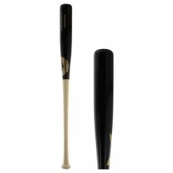 Sam Bat Maple Wood Baseball Bat: SAM243 Black, Gold, Natural