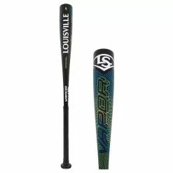 2022 Louisville Slugger Vapor -9 USA Baseball Bat: WBL2539010 Black, Blue, Green