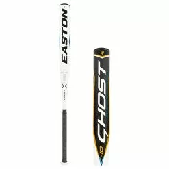2022 Easton Ghost Double Barrel -10 Fastpitch Softball Bat: FP22GH10 Gold, White, Grey, Teal