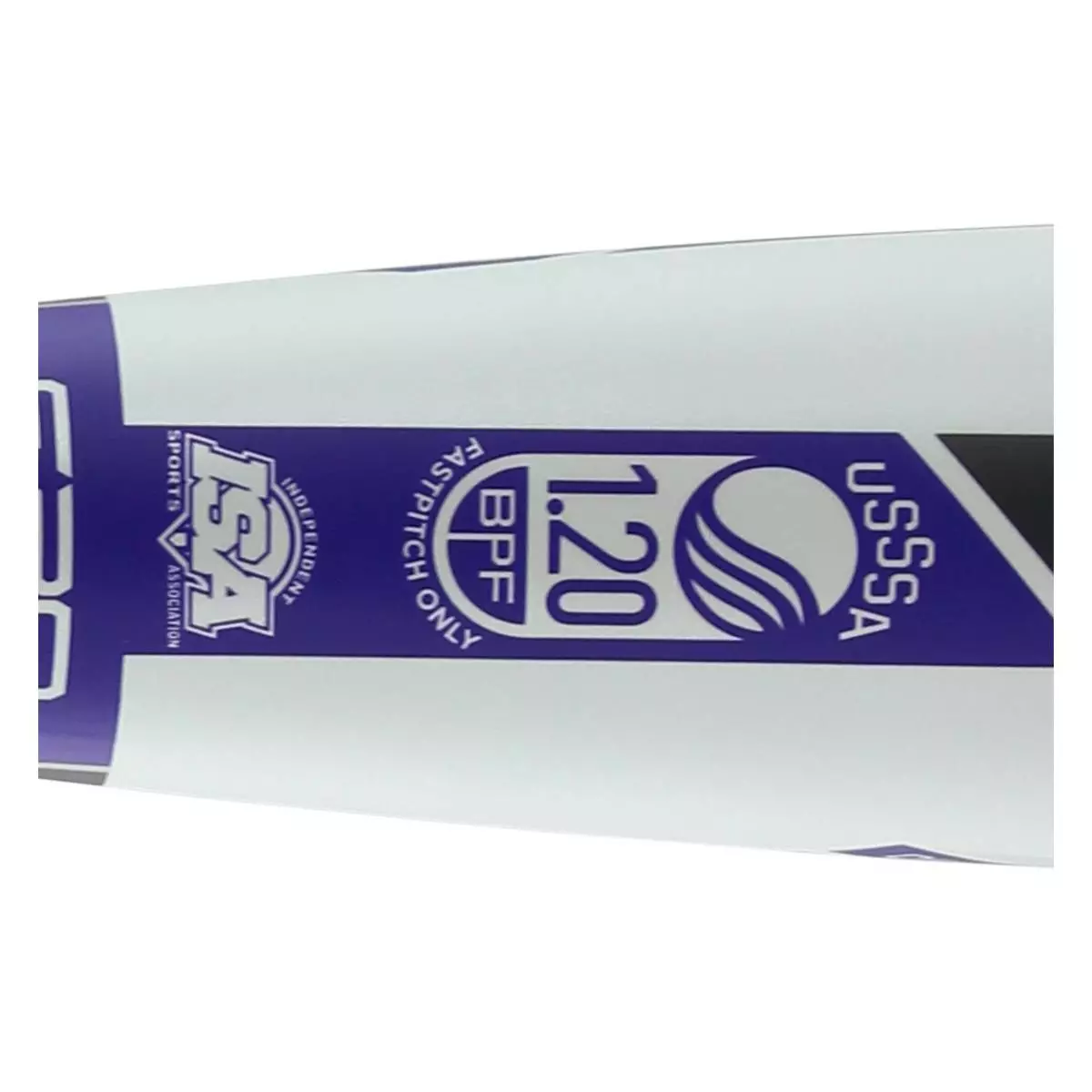Mizuno F20 PWR CRBN -10 Fastpitch Softball Bat: F20-PWR CRBN0 Purple, White 6 Mizuno F20 PWR CRBN -10 Fastpitch Softball Bat: F20-PWR CRBN0 Purple, White - Image 4