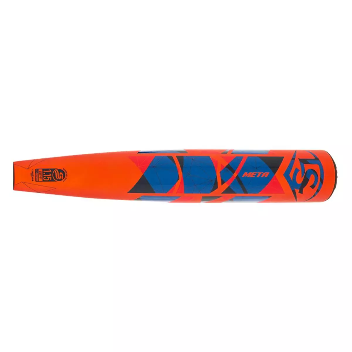 2022 Louisville Slugger Meta -8 USSSA Baseball Bat: WBL2529010 Black, Navy, Orange 5 2022 Louisville Slugger Meta -8 USSSA Baseball Bat: WBL2529010 Black, Navy, Orange - Image 3