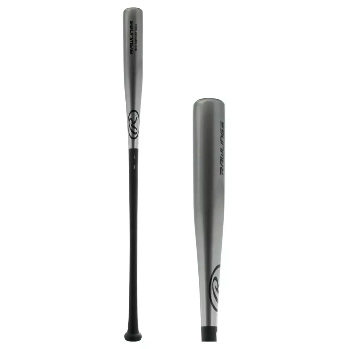 Rawlings Composite Wood Fungo Bat: R114CF Black, Grey 9 Rawlings Composite Wood Fungo Bat: R114CF Black, Grey - Image 7