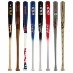 JustBats Pick Your Pack - Youth Wood 3-Pack - Silver Grey, Black, White, Brown, Red, Blue, Natural -BaseBallBat Sales Shop d0f3 11 21 34036 8 pack 8 l