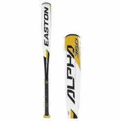 Easton Alpha 360 -8 USSSA Baseball Bat: SL20AL8 White, Yellow