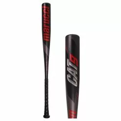 Marucci CAT9 BBCOR Baseball Bat: MCBC9 Black, Grey, Red