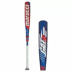 Marucci CAT9 Connect Pastime -10 USSSA Baseball Bat: MSBCC910A Blue, Red, White