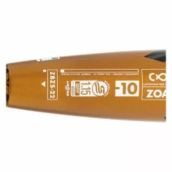 2022 DeMarini Zoa -10 USSSA Baseball Bat: WTDXZBZ22 Gold, Grey -BaseBallBat Sales Shop d57f 11 21 2022 demarini zoa 10 usssa baseball bat wtdxzbz22 34755 4 l