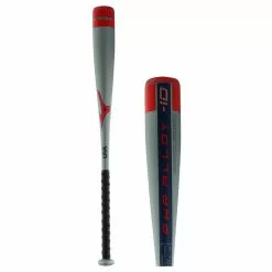 Mizuno PWR Alloy -10 USA Baseball Bat: YBB21PA10 Grey, Red
