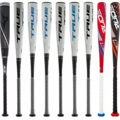 JustBats Pick Your Pack - USSSA Baseball 2-Pack - Platinum Blue, White, Grey, Black, Red, Yellow -BaseBallBat Sales Shop daf1 11 21 35230 9 pack 3 l