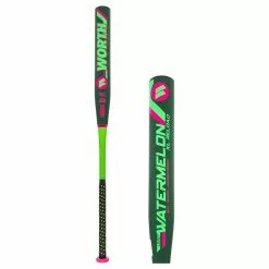 Worth Legit Watermelon 12.75" XL USSSA 240 Slow Pitch Softball Bat: WMLX21U Black, Green, Pink