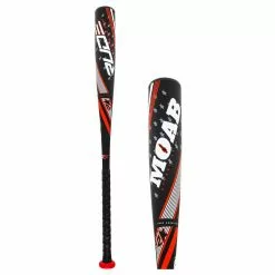 Rude American USA Rude American MOAB Power -5 USSSA Baseball Bat: SLMOAB5P19 Black, Red, White