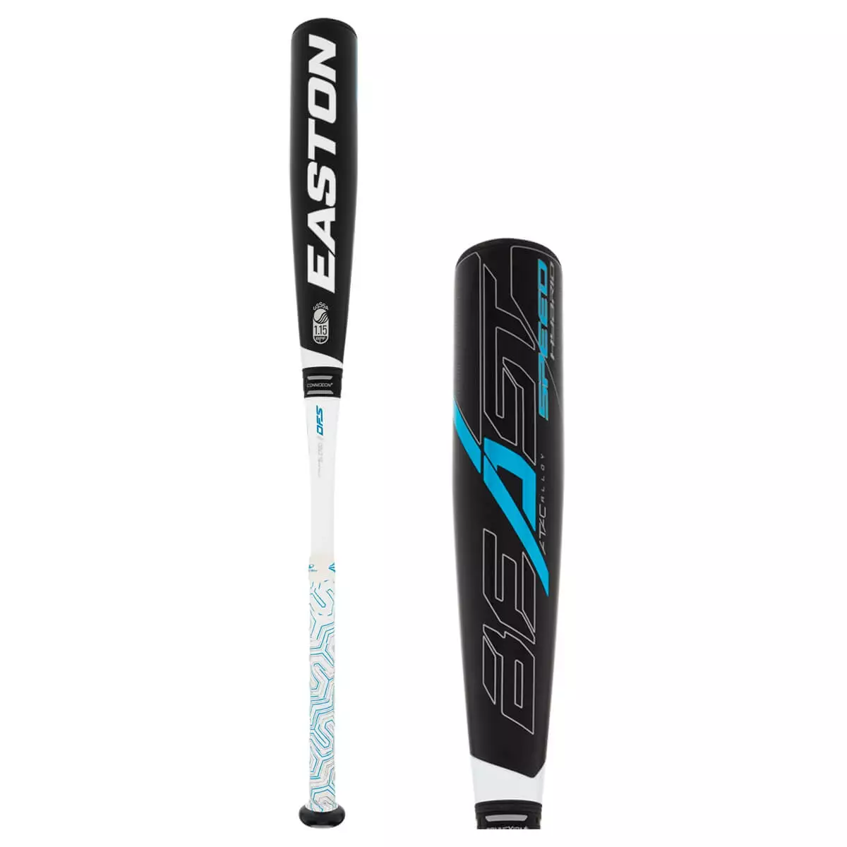 Easton Beast Speed Hybrid -10 USSSA Baseball Bat: SL19BSH108 Black, White 3 Easton Beast Speed Hybrid -10 USSSA Baseball Bat: SL19BSH108 Black, White