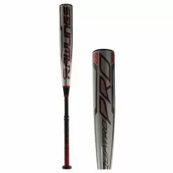 Rawlings Quatro Pro -8 USA Baseball Bat: US1Q8 Black, Grey, Red