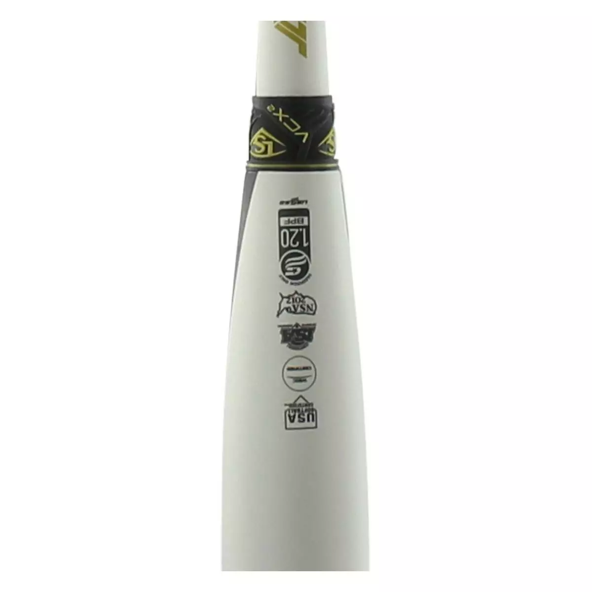 Louisville Slugger LXT -9 Fastpitch Softball Bat: WBL2453010 Gold, Grey, White 6 Louisville Slugger LXT -9 Fastpitch Softball Bat: WBL2453010 Gold, Grey, White - Image 4