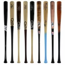 JustBats Pick Your Pack - Adult Wood 3-Pack - Gold Brown, Black, Grey, Natural, Gold, Blue, Red, Maroon, White, Navy, Green -BaseBallBat Sales Shop e376 07 21 33468 9 pack 2 l