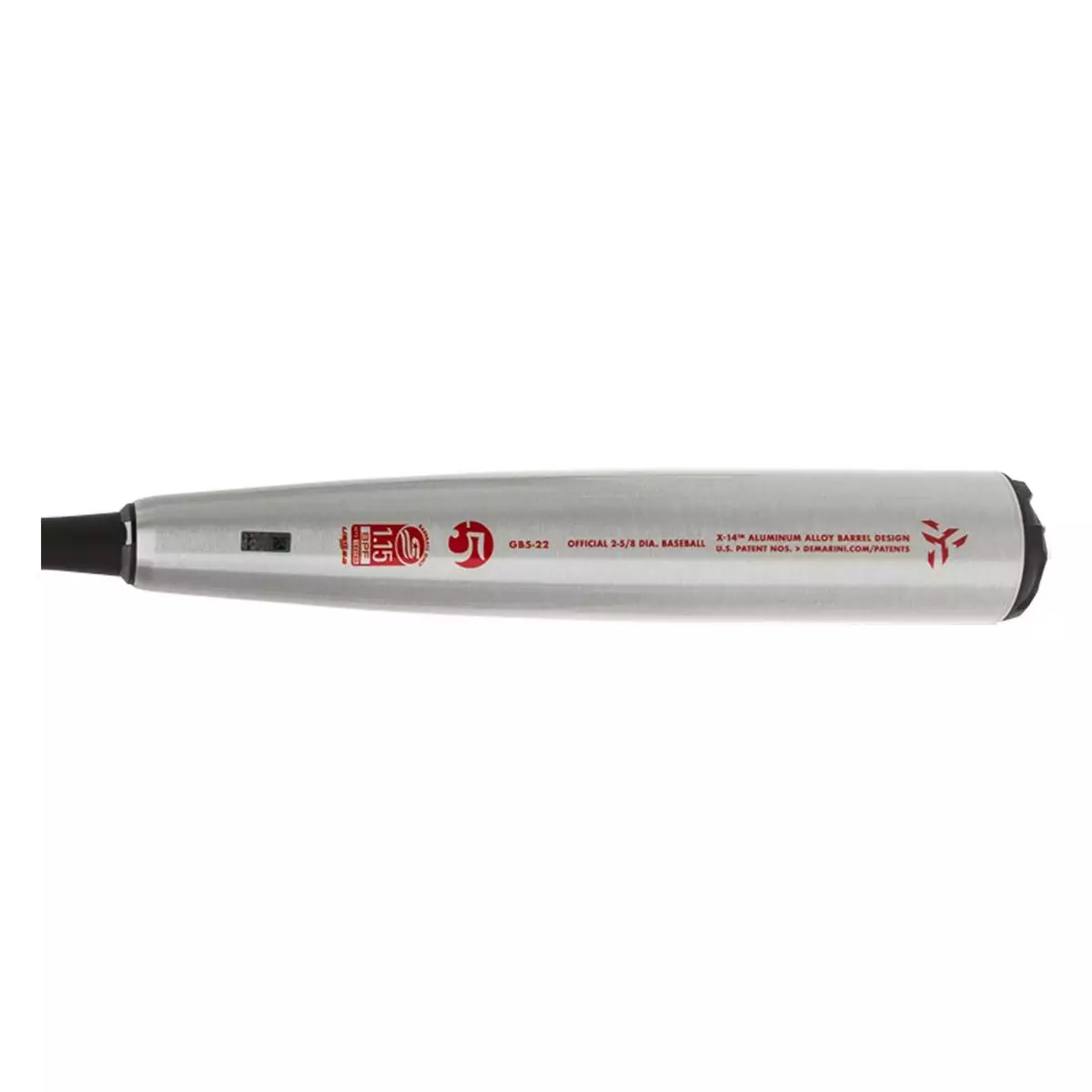 2022 DeMarini The Goods -5 USSSA Baseball Bat: WTDXGB522 Black, Red, Silver 6 2022 DeMarini The Goods -5 USSSA Baseball Bat: WTDXGB522 Black, Red, Silver - Image 4