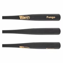 Brett Bros. Maple 34" Fungo Wood Baseball Bat: BBIFUNGO Black, Blue, Red, Navy, Green -BaseBallBat Sales Shop e707 11 21 brett bros maple infield fungo wood baseball bat bbifungo 11365 10 l