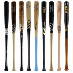 JustBats Pick Your Pack - Adult Wood 3-Pack - Gold Brown, Black, Grey, Natural, Gold, Blue, Red, Maroon, White, Navy, Green -BaseBallBat Sales Shop e900 10 21 33468 9 pack 6 l