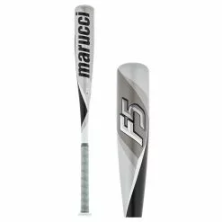Marucci F5 -10 USSSA Junior Big Barrel Baseball Bat: MJBBF53 Black, Silver, White