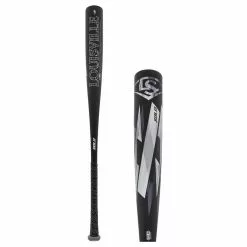 2022 Louisville Slugger Solo BBCOR Baseball Bat: WTLBBS622B3 Black, Grey, Silver