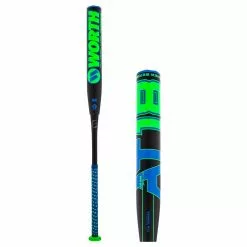 Worth AT18 Alan Tanner Gamer Series 12.5" XL Senior Slow Pitch Softball Bat: WGM21S Black, Blue, Green