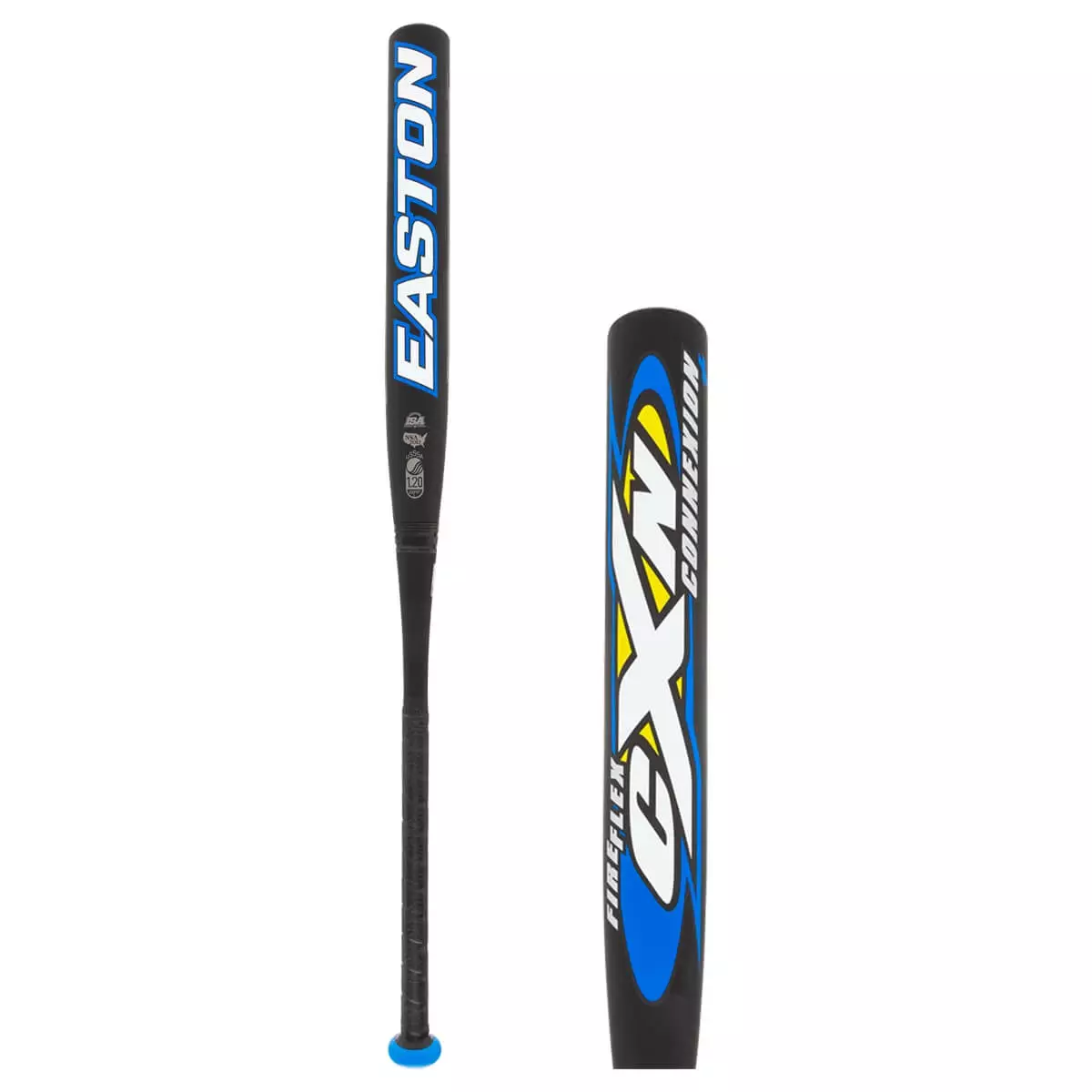 Easton Fire Flex CXN 13" Loaded USSSA Slow Pitch Softball Bat: SP21CXL Black, Blue 3 Easton Fire Flex CXN 13" Loaded USSSA Slow Pitch Softball Bat: SP21CXL Black, Blue