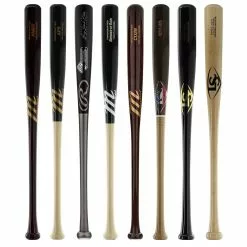 JustBats Pick Your Pack - Youth Wood 2-Pack - Gold Brown, Black, Natural, Maroon, Grey, Silver, White, Gold -BaseBallBat Sales Shop f663 07 21 34151 8 pack 3 l