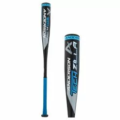 2022 Anderson Techzilla -8 USSSA Baseball Bat: YB22ZILLA8 Black, Blue